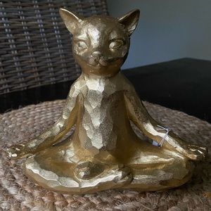 Yoga~~Zen~~Cat~~Home Decor~~🩵
